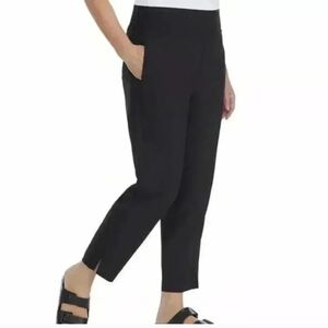 Kirkland Signature Ladies Ankle Pants Black XXL Lightweight Pull On Pant NWT